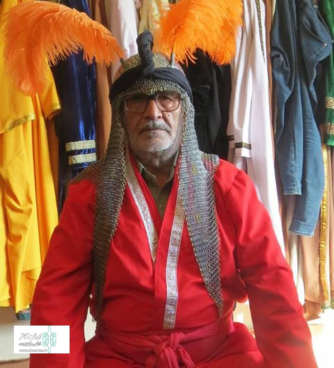 علی معدنکن پیشکسوت تعزیه خوان روستای هیو