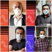 هنرمندان البرزی به پویش هشتک من ماسک می زنم پیوشتند 2